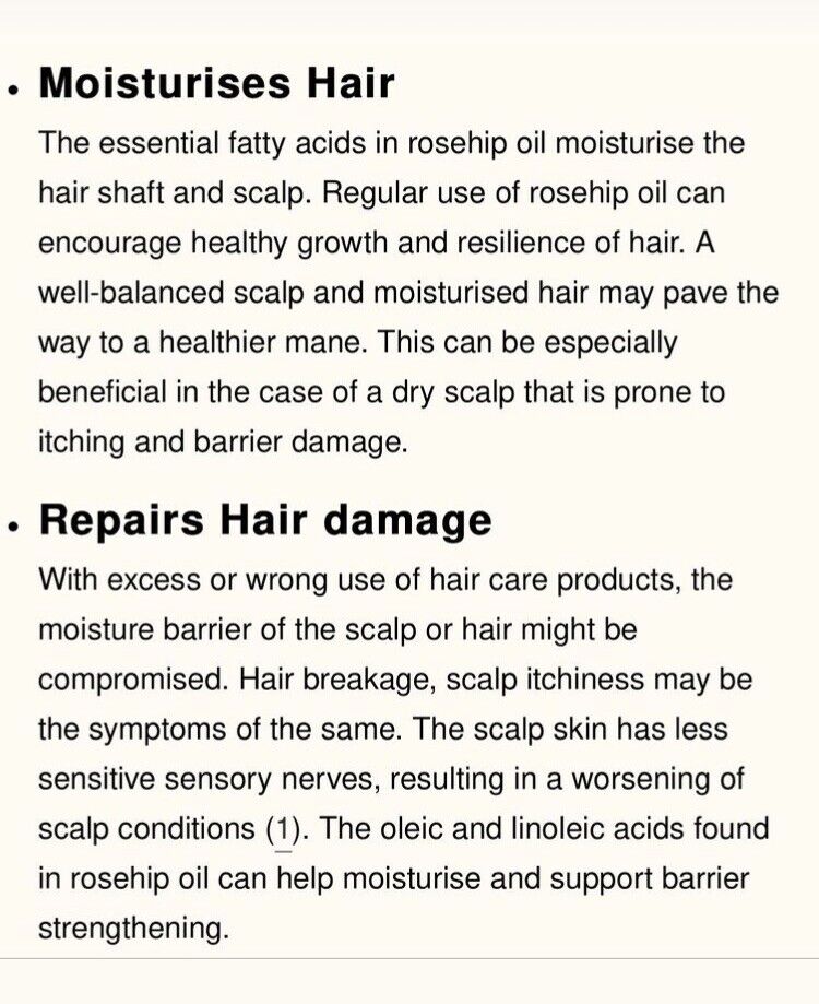 Organic Cold Pressed Rosehip Oil for Skin & Hair