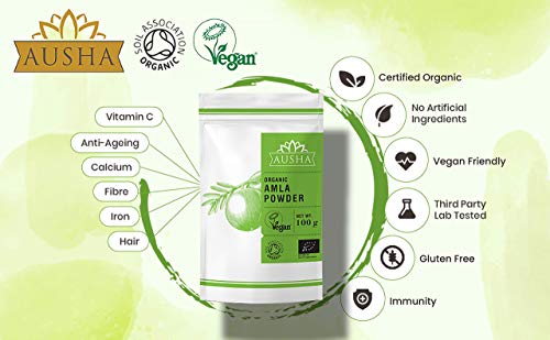 Organic Amla Powder 500g for Healthy Skin & Hair