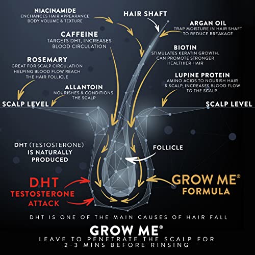 Watermans Grow Me Hair Growth Shampoo with Caffeine