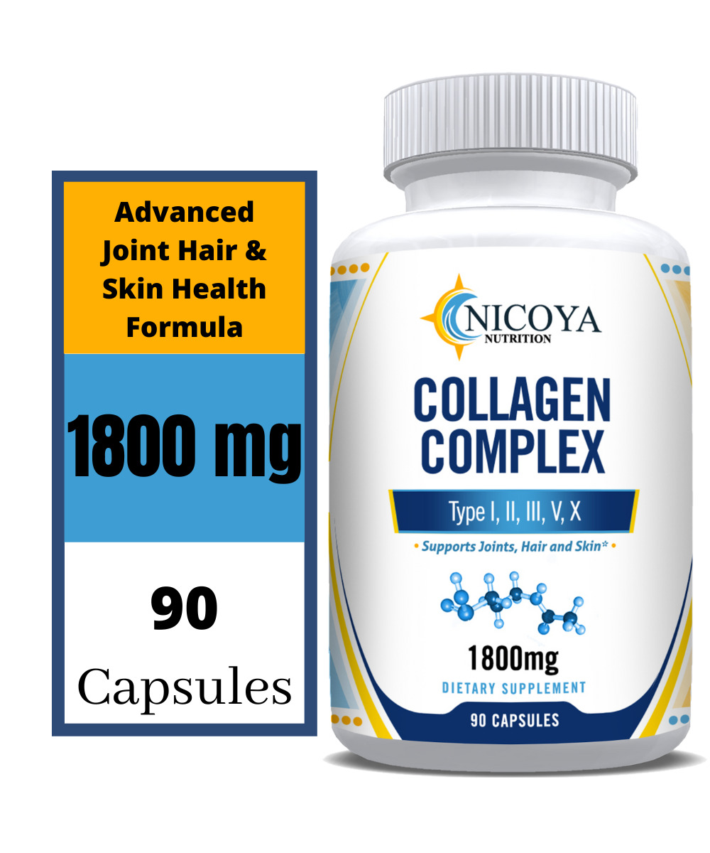 Hydrolyzed Collagen Peptides Pills 1800mg - 2 Pack