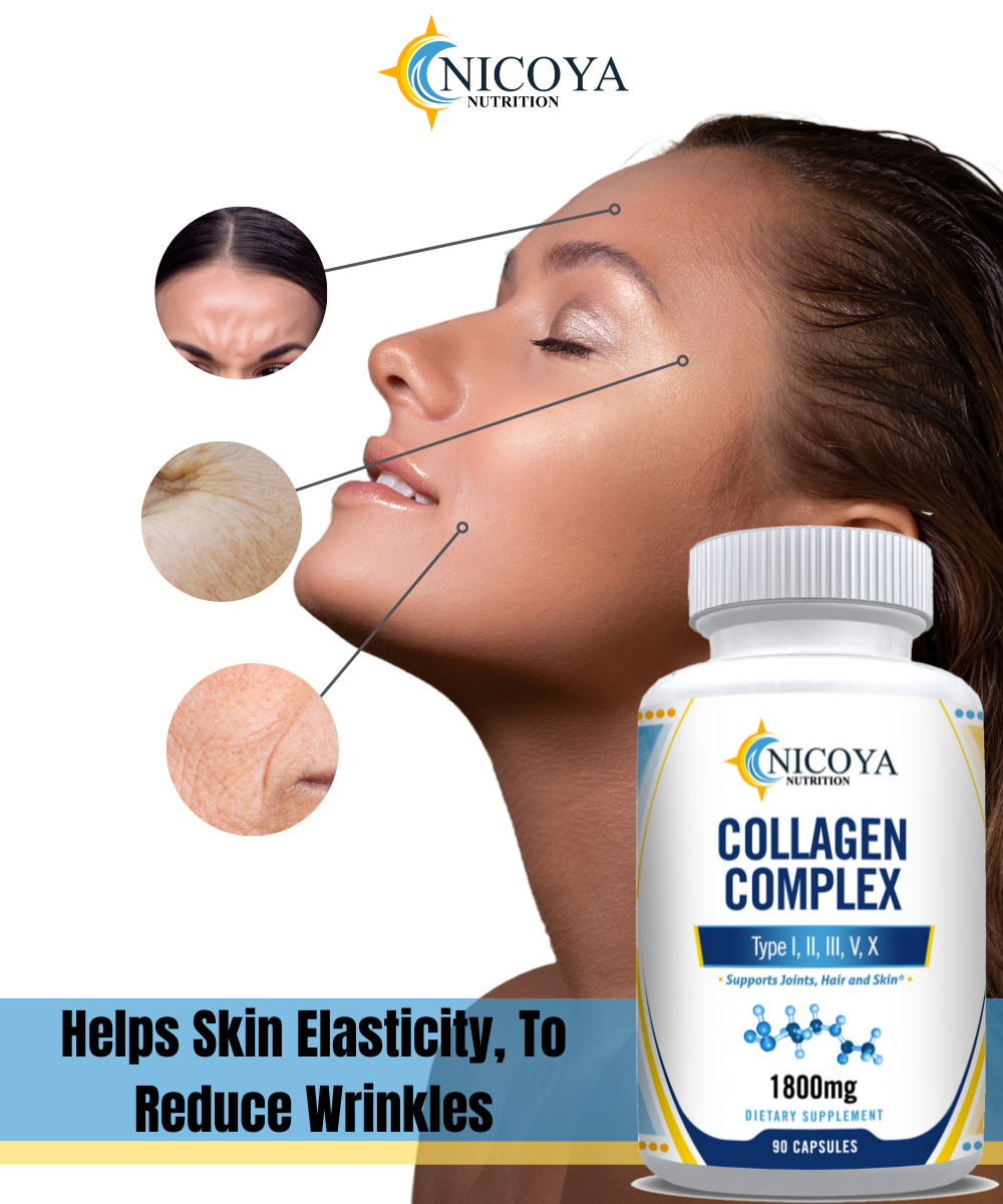 Hydrolyzed Collagen Peptides Pills 1800mg - 2 Pack