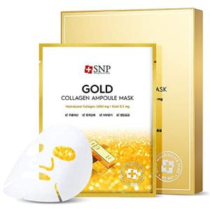 SNP Gold Collagen Mask Sheets - Pack of 10