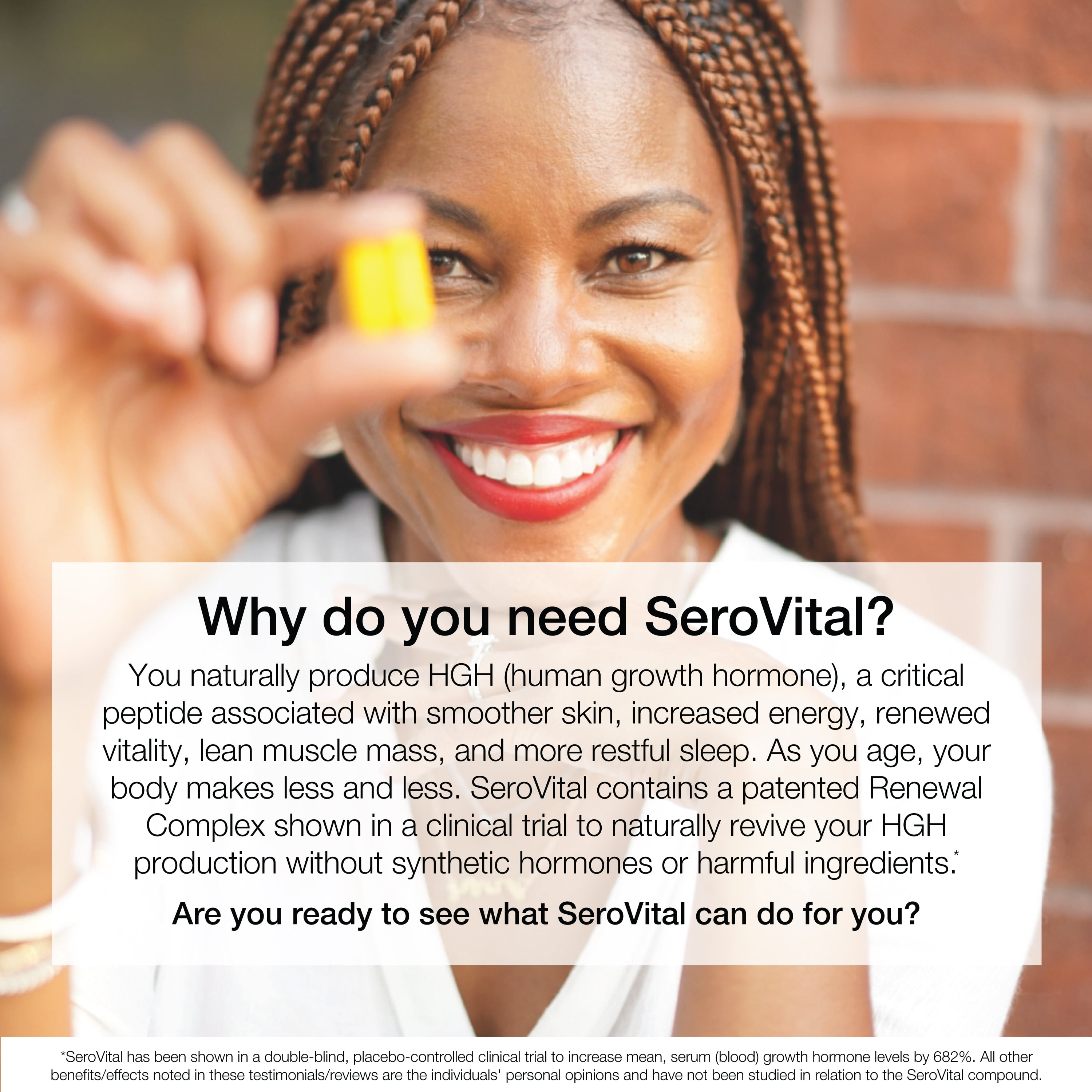 Serovital Renewal Supplements for Women, 120 Capsules