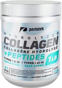 Hydrolyzed Collagen Peptides Powder - 2lb Unflavored