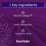 ResVitale Collagen Enhance Anti-Aging Supplement Capsules
