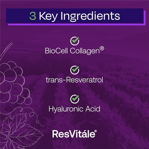 ResVitale Collagen Enhance Anti-Aging Supplement Capsules