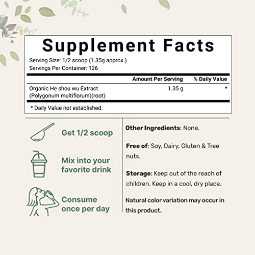 Organic He Shou Wu Extract Powder for Youthful Skin