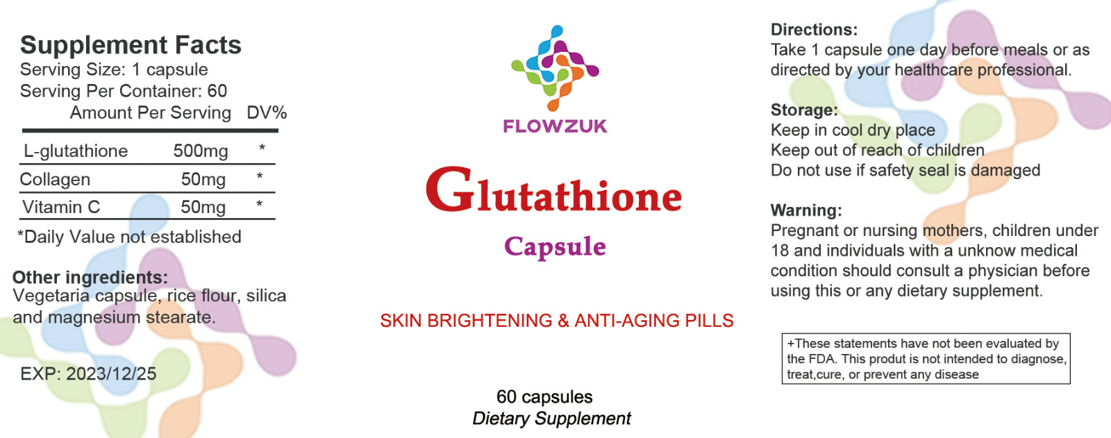 Glutathione Capsules with Collagen & Vitamin C
