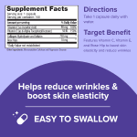 Collagen Pills with Vitamin C & E for Youthful Skin