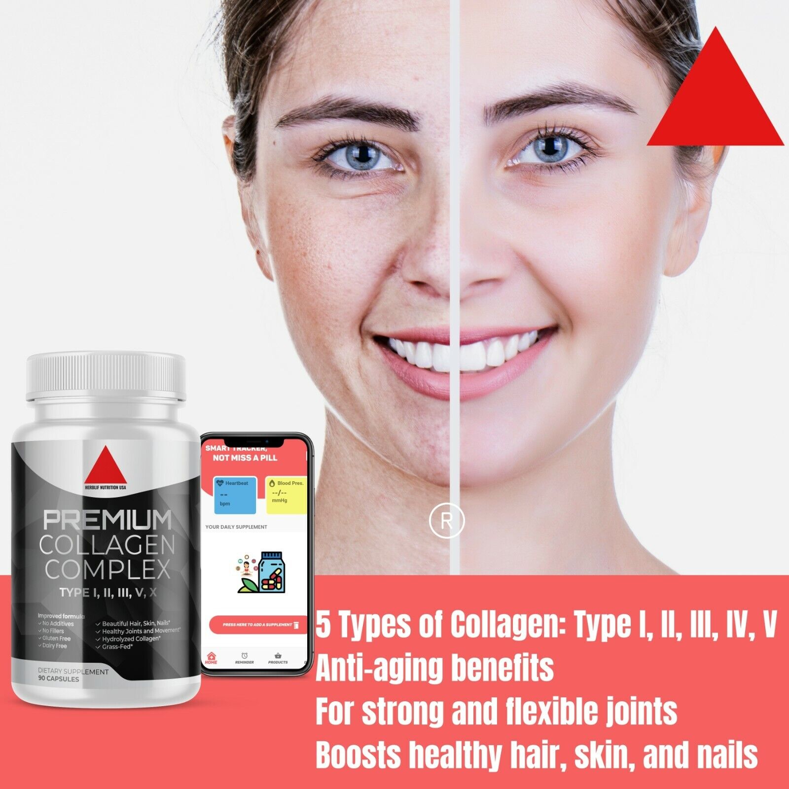 Natural Multi Collagen Peptides for Youthful Skin