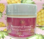 Resveratrol Drench Pads for Youthful Skin