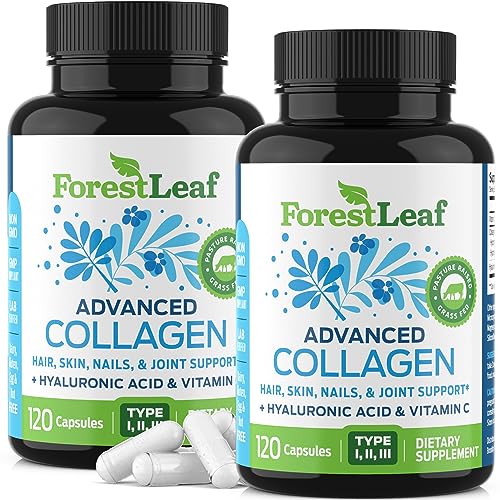 ForestLeaf Multi Collagen Pills with Hyaluronic Acid