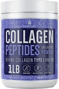 Hydrolyzed Collagen Peptides Powder - 2lb Unflavored