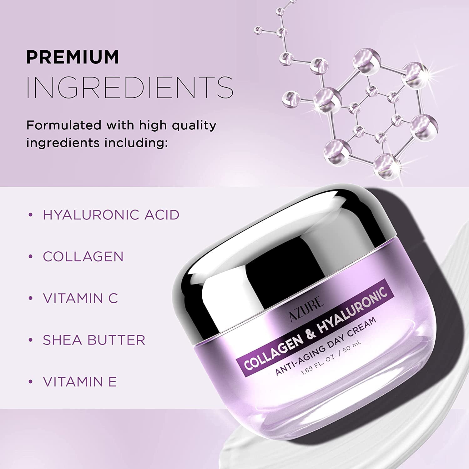 Azure Collagen & Hyaluronic Anti-Aging Day Cream