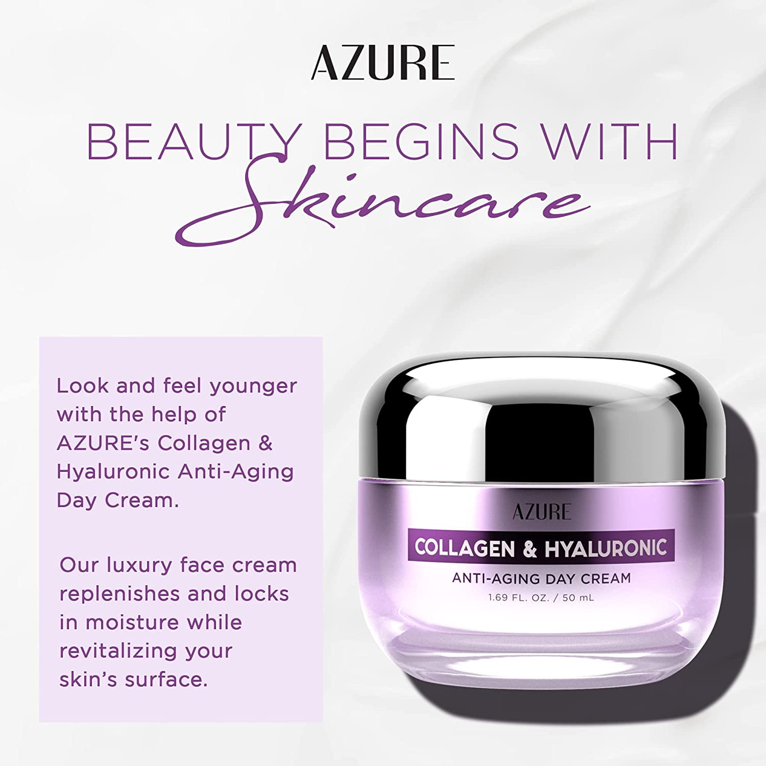 Azure Collagen & Hyaluronic Anti-Aging Day Cream