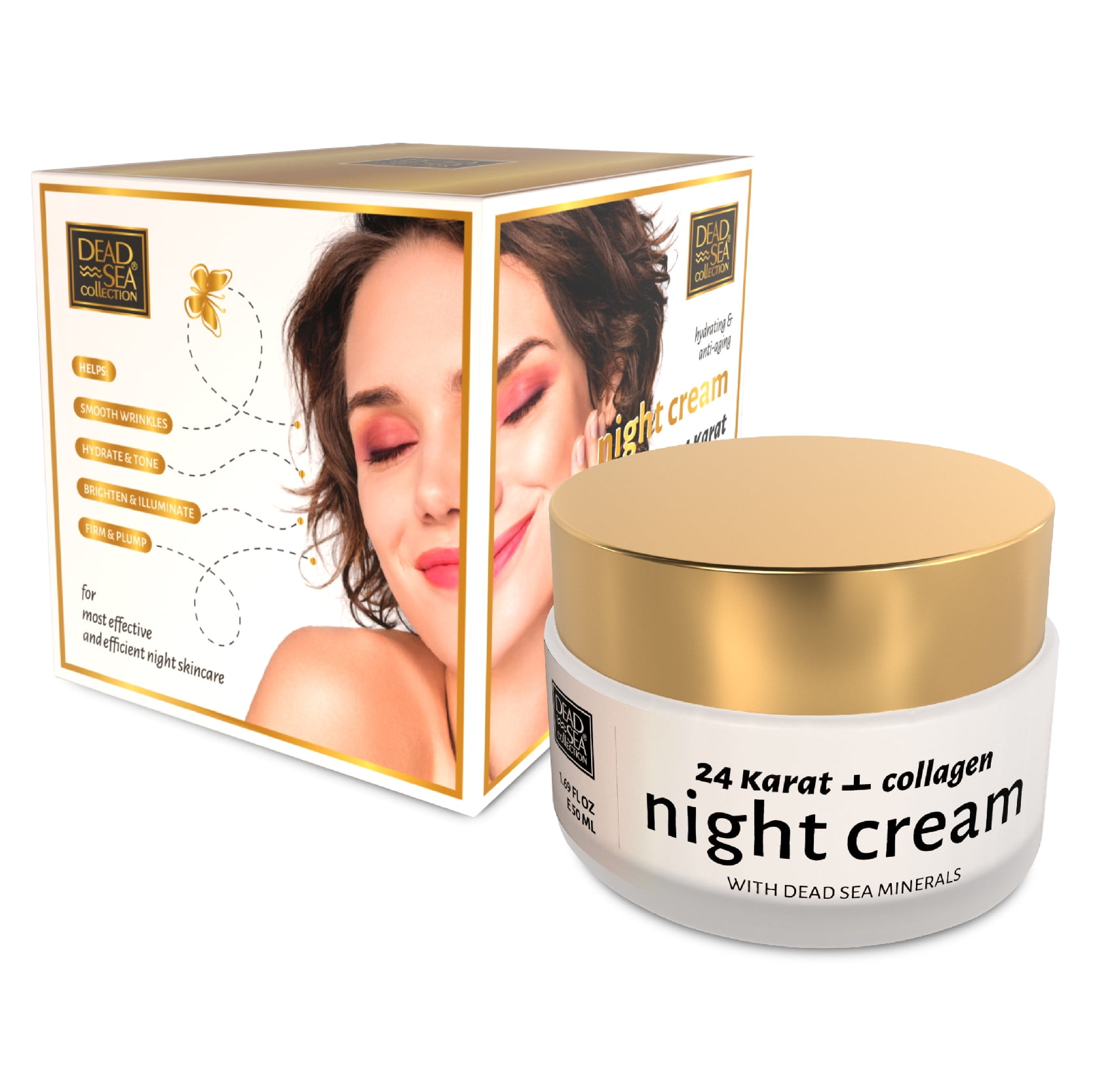 Dead Sea Anti-Wrinkle Night Cream with Collagen