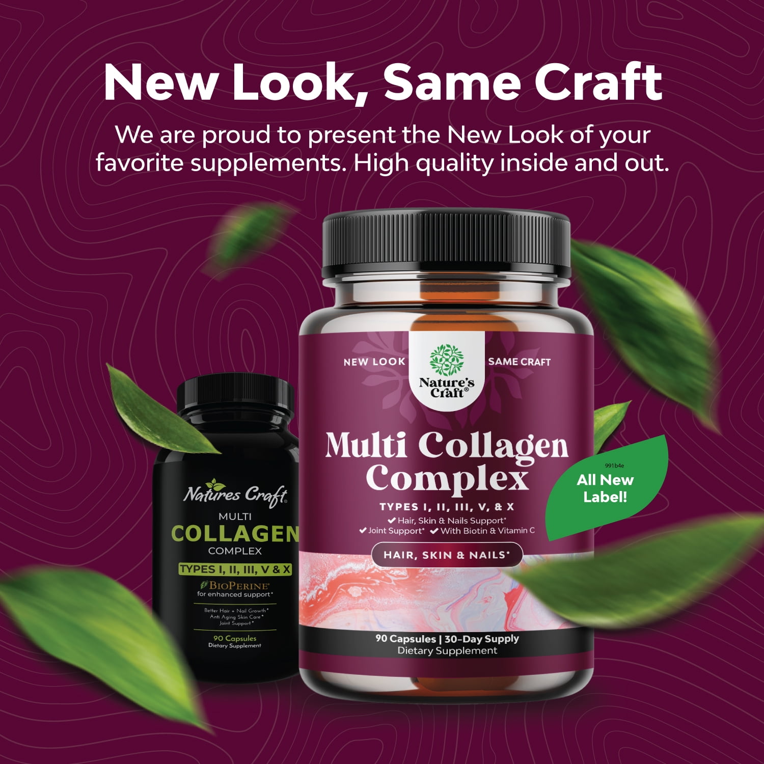 Multi Collagen Complex with Biotin for Men