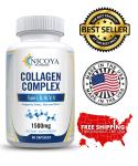 Hydrolyzed Collagen Peptides Anti-Aging Pills 1800mg