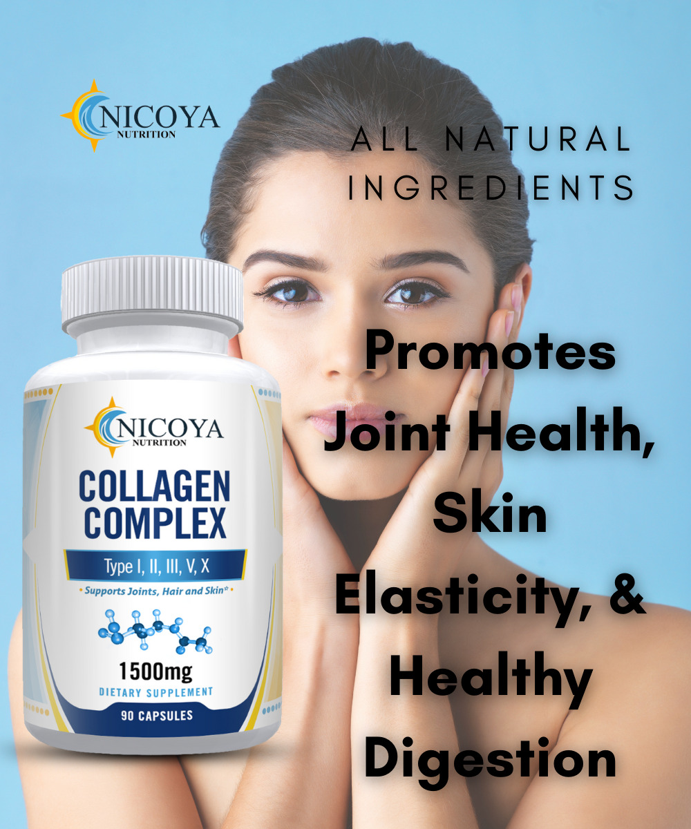 Hydrolyzed Collagen Peptides Anti-Aging Pills 1800mg
