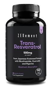 Trans-Resveratrol 500mg Capsules for Healthy Aging