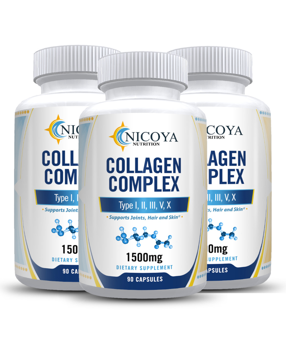 Hydrolyzed Collagen Peptides Anti-Aging Pills 1800mg