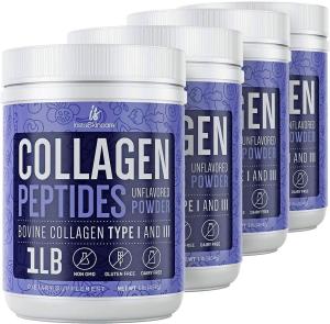 Premium Hydrolyzed Collagen Powder - 4 Pack