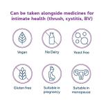 Vegan Probiotic for Women's Vaginal Health – 14 Capsules