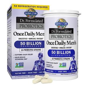 Daily Probiotic for Men, 50 Billion, 30 Caps
