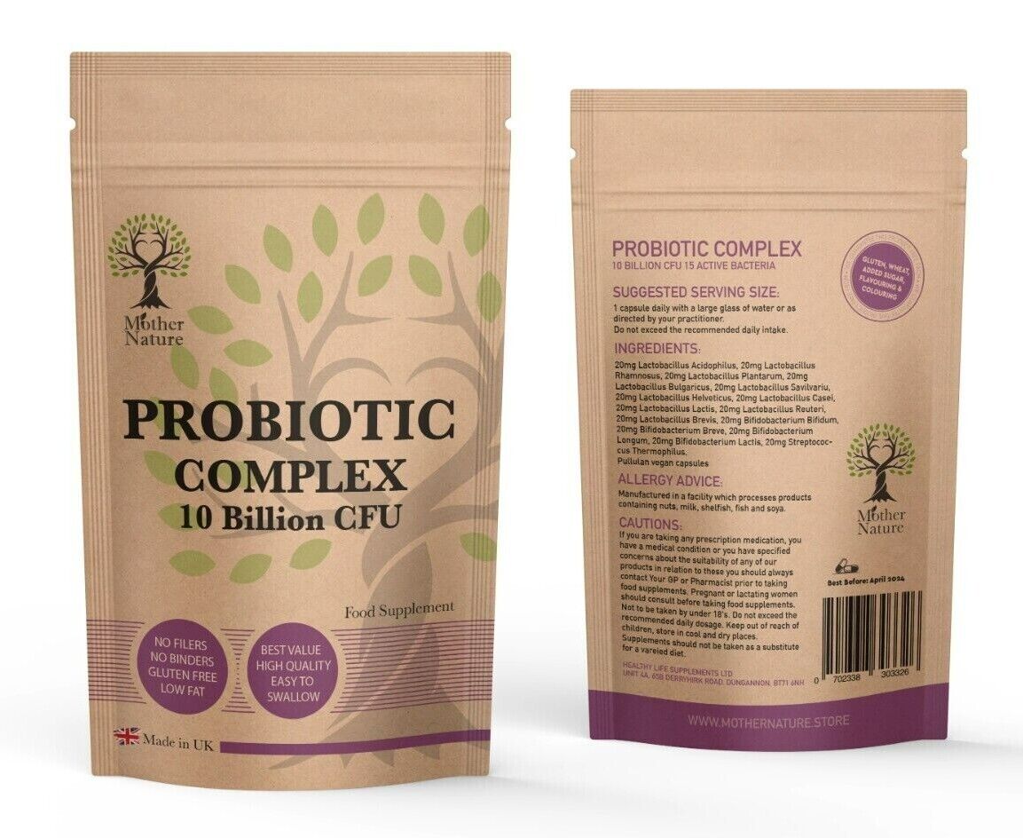 Vegan Probiotics Complex 10 Billion CFU