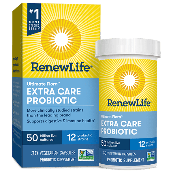 Renew Life Extra Care Probiotic 50 Billion Live Cultures