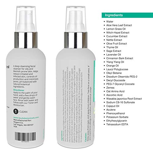 Organic Face Wash for Acne-Prone Skin