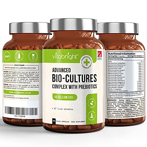 VitaBright Advanced Bio Cultures, 60 Vegan Capsules