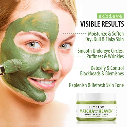 LILY SADO Green Tea Avocado Face Mask