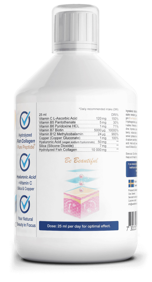 Swedish Nutra Marine Collagen Drink with Vitamin C