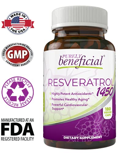 Resveratrol 1450mg - 90 Day Supply