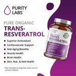 Vegan Trans-Resveratrol Anti-Aging Supplement - 90 Caps