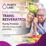 Vegan Trans-Resveratrol Anti-Aging Supplement - 90 Caps