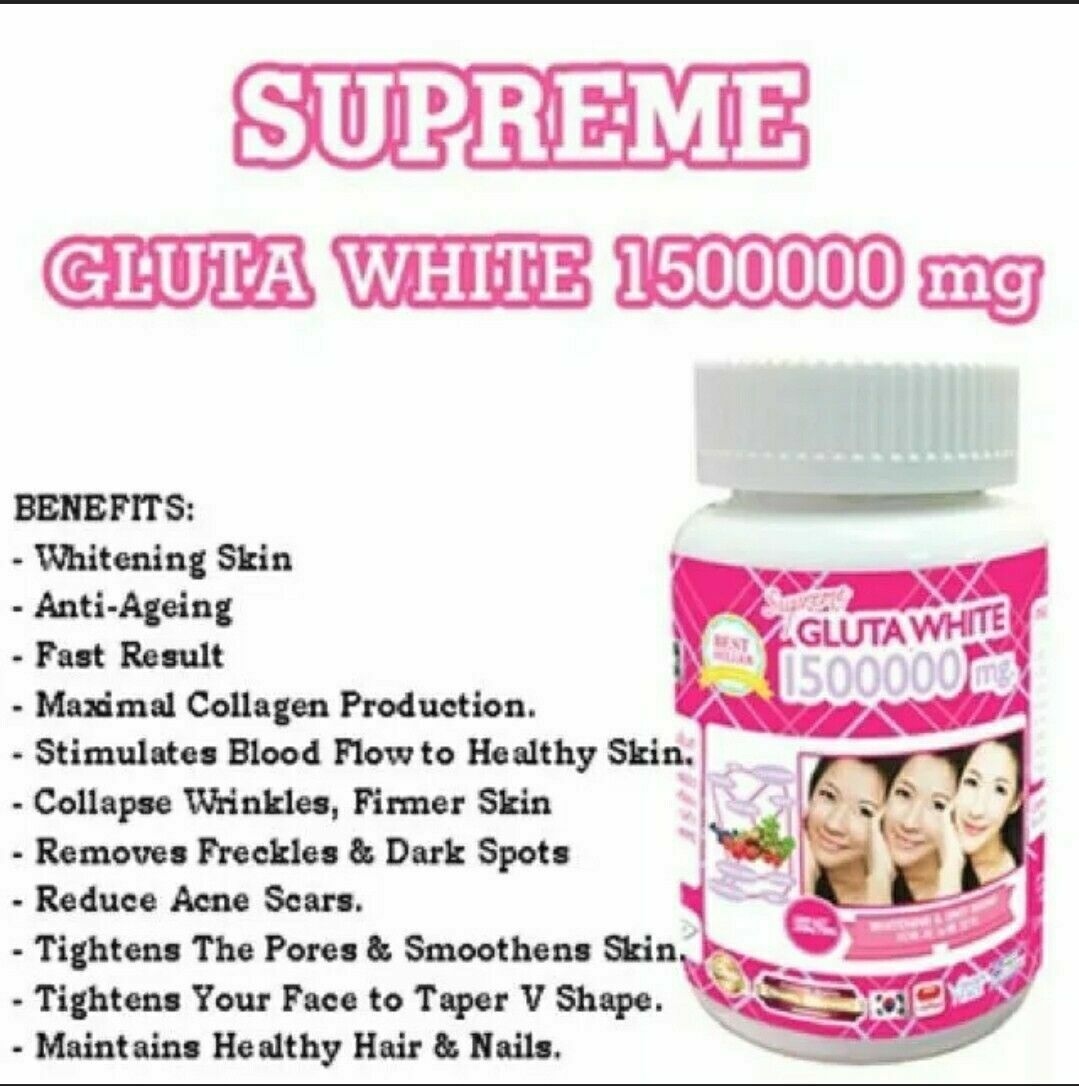 Gluta White Glutathione Anti-Aging Softgels 30ct