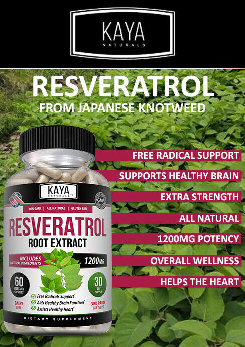 Resveratrol Capsules for Youthful, Radiant Skin