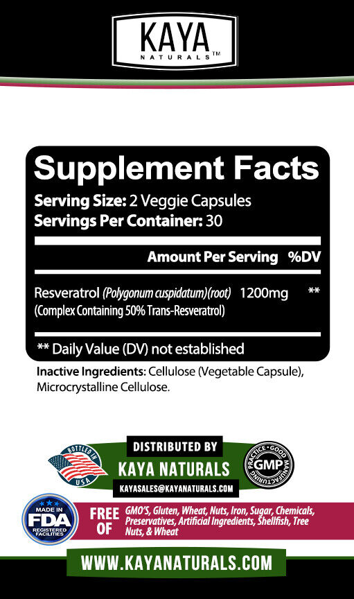 Resveratrol Capsules for Youthful, Radiant Skin
