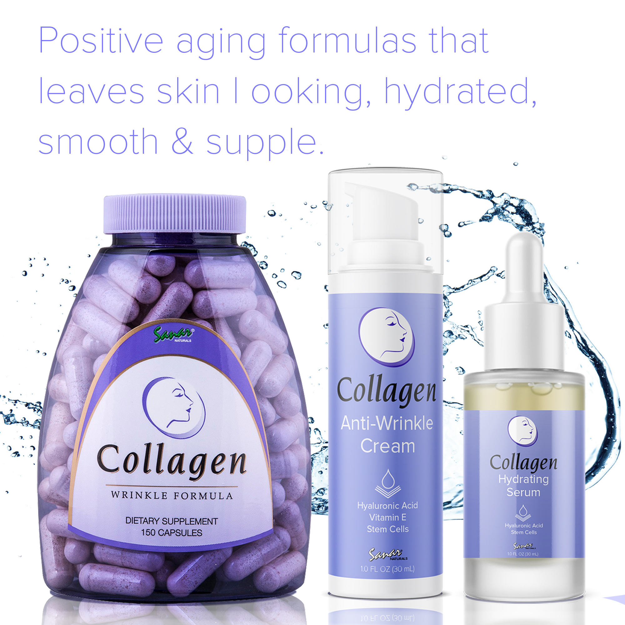 Collagen Face Cream for Wrinkles and Hydration