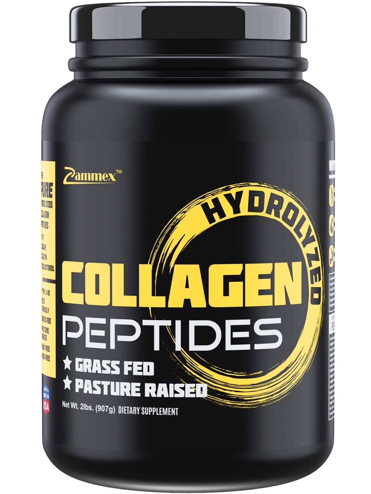 Unflavored Hydrolyzed Collagen Peptides Powder 2lb