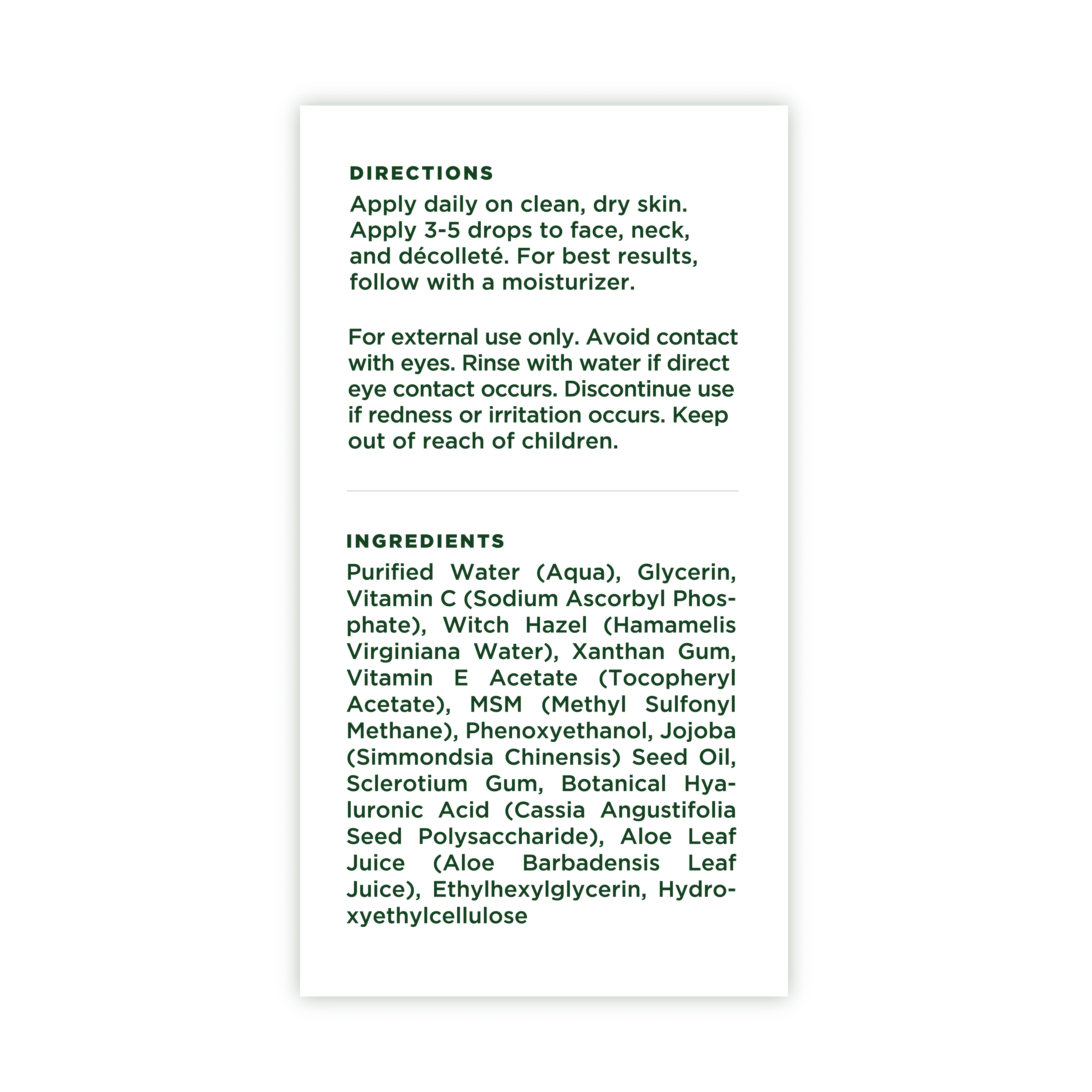 Vitamin C Anti-Aging Facial Serum