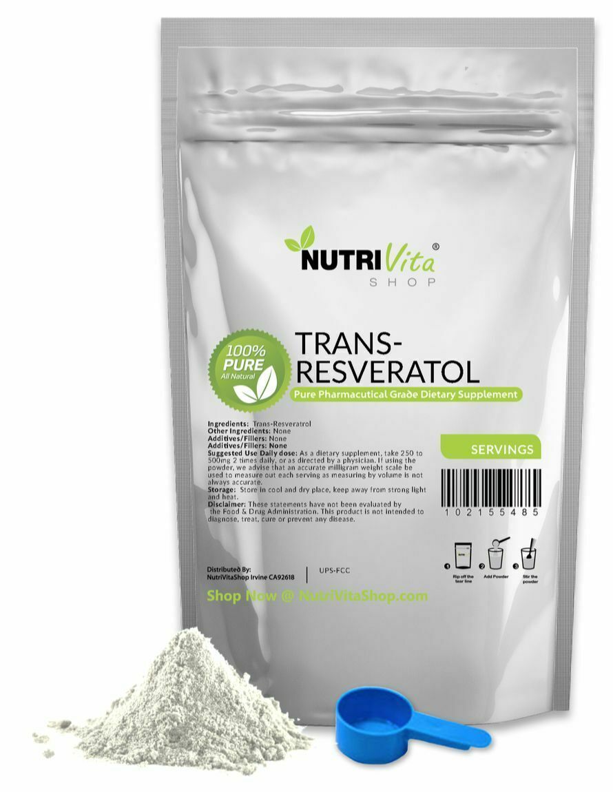 ReserveAge Resveratrol 500mg - 60 Veggie Capsules
