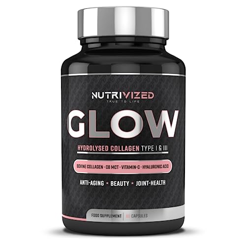 Nutrivized Glow Collagen + MCT Oil for Aging Skin