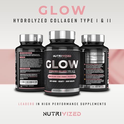Nutrivized Glow Collagen + MCT Oil for Aging Skin