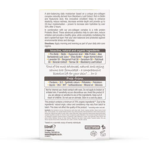 Dr Organic Pro Collagen Cream with Probiotics