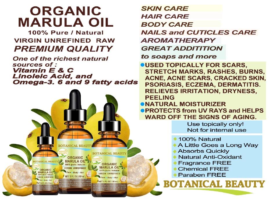 Pure Marula Oil for Hydration and Anti-Aging