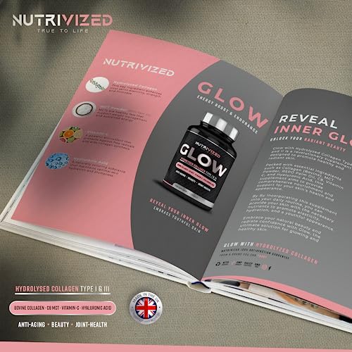 Nutrivized Glow Collagen + MCT Oil for Aging Skin