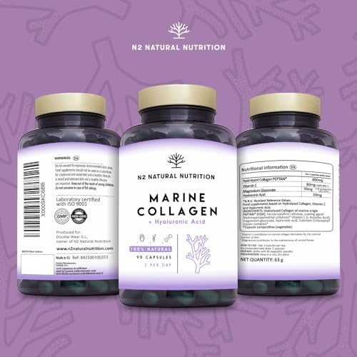 High-Dose Collagen Capsules with Vitamin C and Hyaluronic Acid